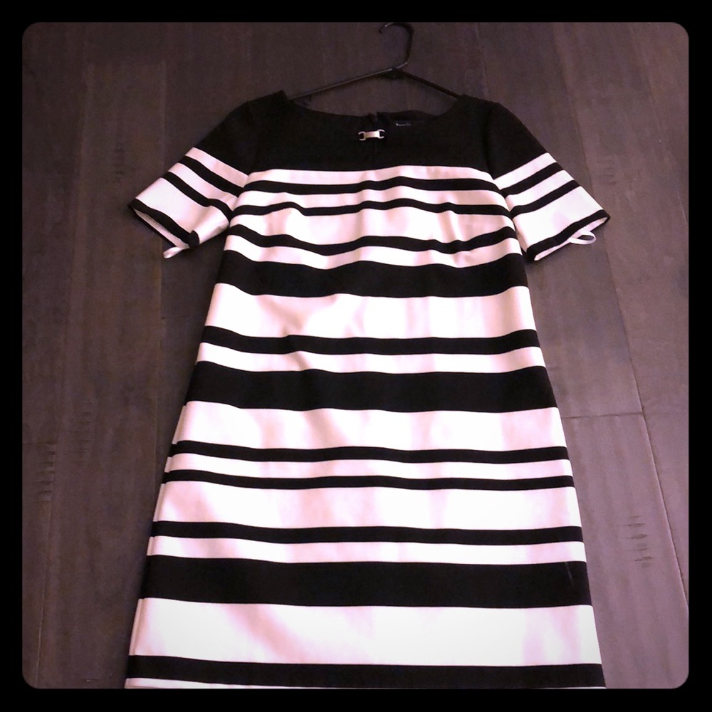 Never worn Black and white dress
